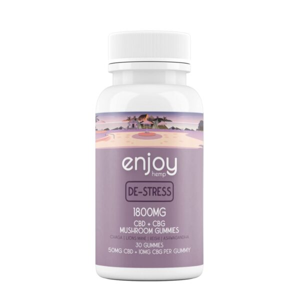 Enjoy Destress Gummies 1800mg CBD and CBG