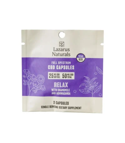 Lazarus Naturals Relax CBD Capsules at Scarlet Reserve in Matawan NJ