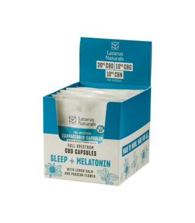 Lazarus Naturals Sleep and Melatonin CBD Capsules at Scarlet Reserve