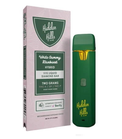 Hidden Hills THCA vape available at Scarlet Reserve