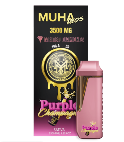 Muha-Meds-Purple-Champagne-(Sativa)-3.5-Gram-Disposable