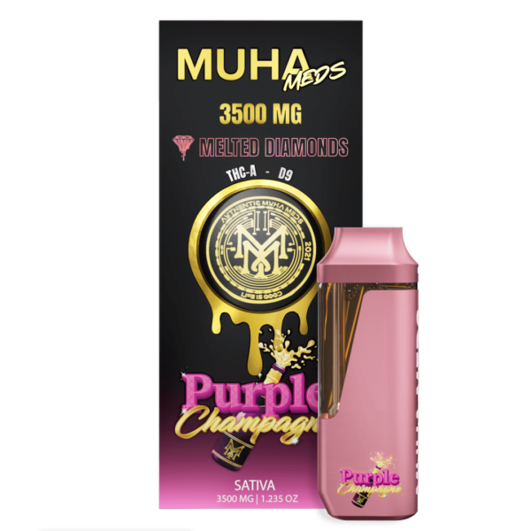 Muha-Meds-Purple-Champagne-(Sativa)-3.5-Gram-Disposable