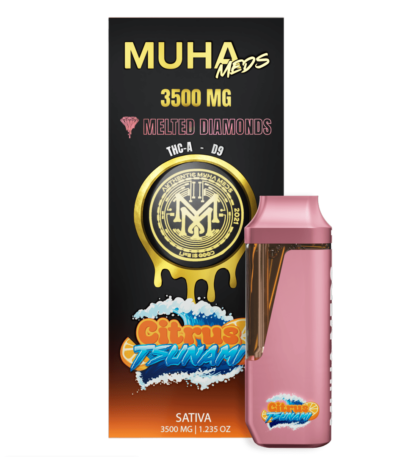 Muha-Meds-Citrus-Tsunami-(Sativa)-3.5-Gram-Disposable