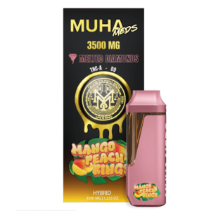 Muha-Meds-Mango-Peach-Rings-(Hybrid)-3.5-Gram-Disposable
