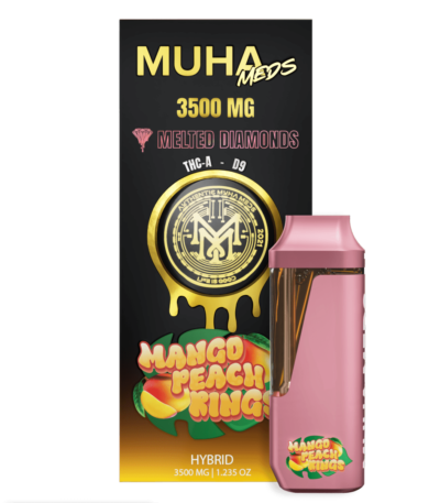 Muha-Meds-Mango-Peach-Rings-(Hybrid)-3.5-Gram-Disposable