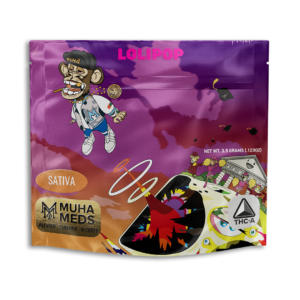 Muha-Meds-Lolipop-(Sativa)-1/8ths-3.5-Gram-Flower-Bag